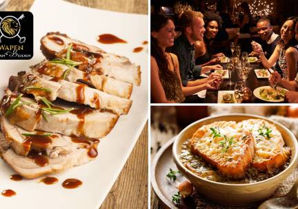 3-gangen keuzediner bij 't Wapen van Leiden