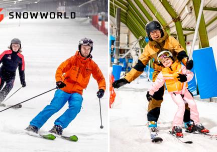 Skipas bij SnowWorld