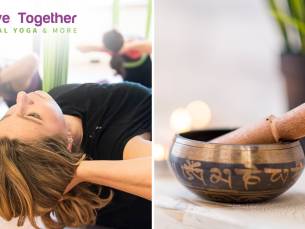 Workshop klankschalen Ã³f aerial yoga Ã³f 5 yogalessen