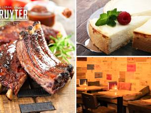 Portie spareribs of 2-gangen spareribdiner bij Lokaal de Ruyter