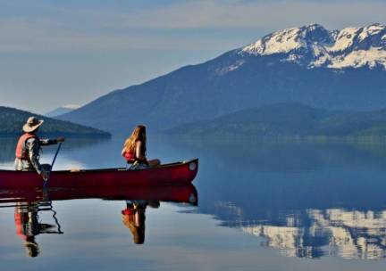 Kamperen en kano&euml;n in Wells Gray