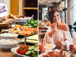Uitgebreid brunchbuffet op zondag bij Lekker Gewoën