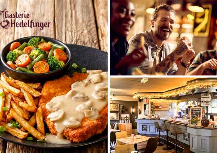 2-gangen keuzelunch of 3-gangendiner Ã  la carte