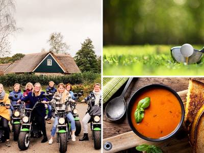 E-chopper huren + 2-gangenlunch + adventuregolf