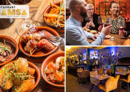 Shared tapaslunch bij Restaurant Samsa