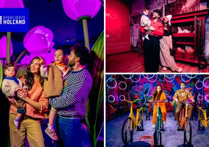 Entree museum Highlights of Holland in Amsterdam