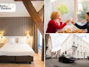 Overnachting voor 2 + ontbijt + late check-out in hartje Brugge