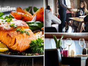 4-gangen keuzediner bij Grand Bistro NapolÃ©on