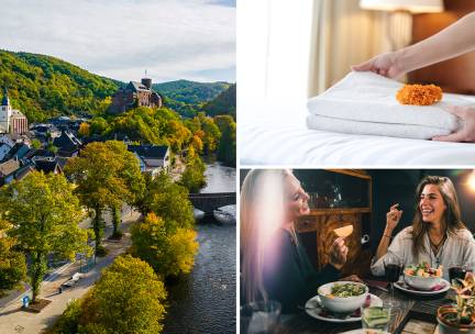Overnachting(en) voor 2 + ontbijt + late check-out in de Eifel