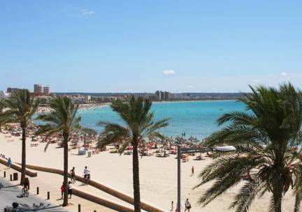 4*-hotel aan het strand van Palma de Mallorca incl. vlucht, transfer en ontbijt of halfpension