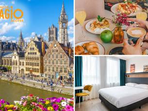 Overnachtingen voor 2 + ontbijt + late check-out in hartje Gent