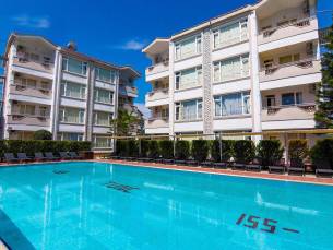 8 daagse vliegvakantie naar New Garden Luna Side Apart Hotel in side, turkije