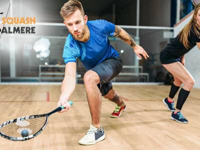 Huur padelbaan of squashbaan + rackets en balletjes