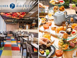 High Tea, High Wine, High Beer of High Bubbles voor 2 bij Fletcher Hotels