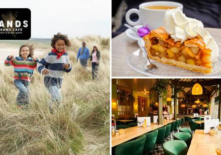 Wandelarrangement + warme drank + gebak + lunchplank bij Grand CafÃ© Sands