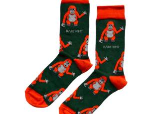 Save the Orangutans Bamboo Socks | UK Adult 7-11