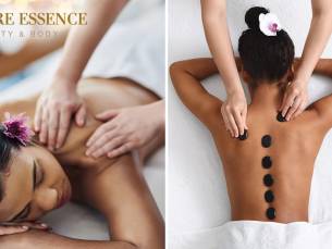 Ontspanningsmassage of hotstonemassage (60 min)