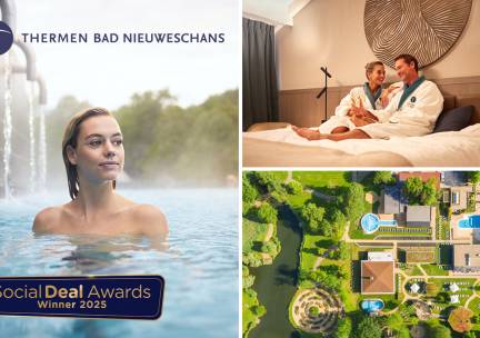 Overnachting voor 2 + ontbijt + dag wellness
