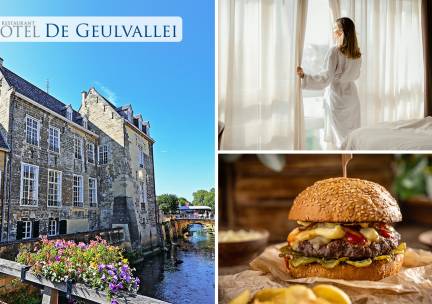 Overnachting(en) voor 2 + ontbijt + 2-gangen keuzediner of hoofdgerecht in de Geulvallei