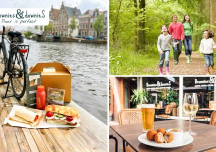 Wandel- of fietsarrangement bij Brownies&downieS in hartje Haarlem