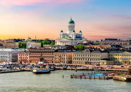 Fly & train door Midden- en Zuid Finland incl. treinreis, vlucht en ontbijt
