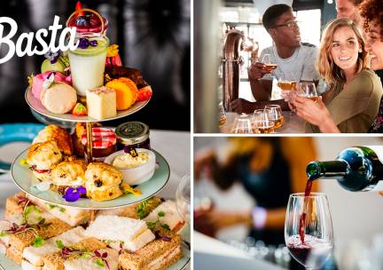 High tea, beer, wine of cocktail (2 uur)