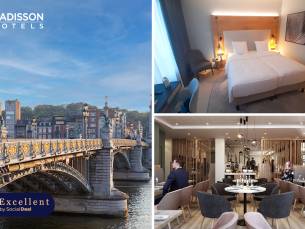 Overnachting voor 2 + welkomstdrankje + ontbijt in het Radisson LiÃ¨ge City Centre hotel