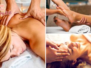 Massage naar keuze of lichaamsbehandeling (45 of 60 min)