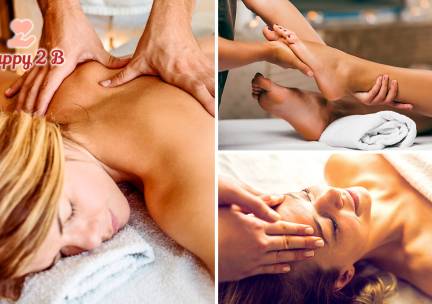 Massage naar keuze of lichaamsbehandeling (45 of 60 min)