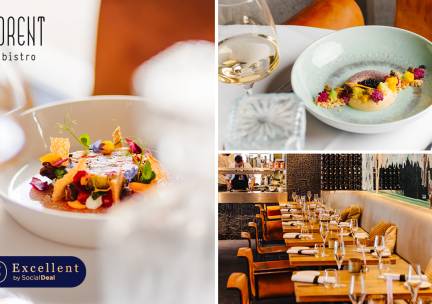 5- of 6-gangendiner van de chef + amuse bij Restaurant Florent