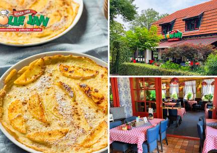 Pannenkoek naar keuze + broodmandje bij Pannenkoekenhuis Bolle Jan