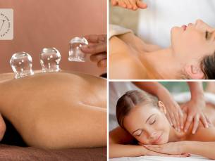 Cupping + reikibehandeling en/of massage (45, 60 of 90 min)