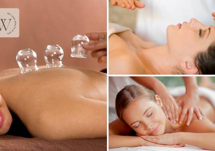 Cupping + reikibehandeling en/of massage (45, 60 of 90 min)