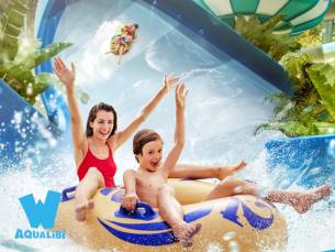 Entree waterpark Aqualibi
