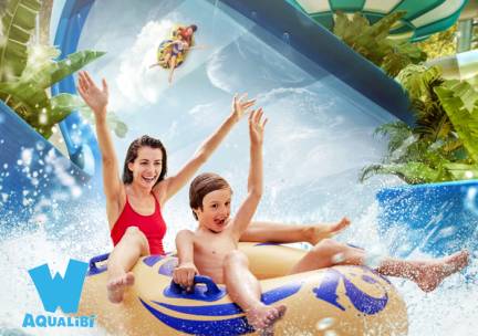 Entree waterpark Aqualibi