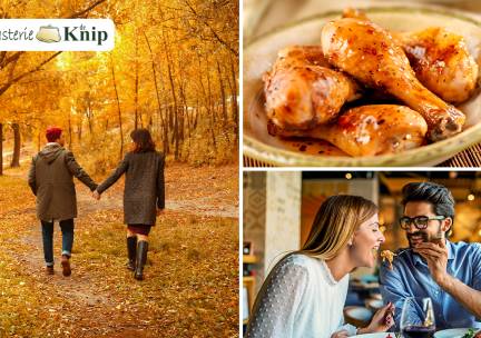 Wandelarrangement + 2-gangendiner bij De Knip