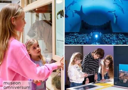 Entree Museon-Omniversum, inclusief 1 grootbeeldfilm