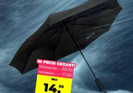 SEVVA&reg; Onverwoestbare Stormparaplu - Bestand Tegen Zware Windstormen En Re ...
