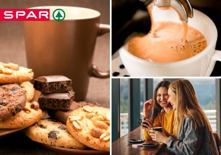 Warme drank + zoete snack naar keuze (enkel of 10-strippenkaart) bij SPAR City Enschede