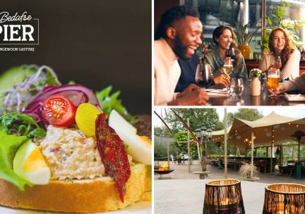 2-gangen keuzelunch bij de Bedafse Pier