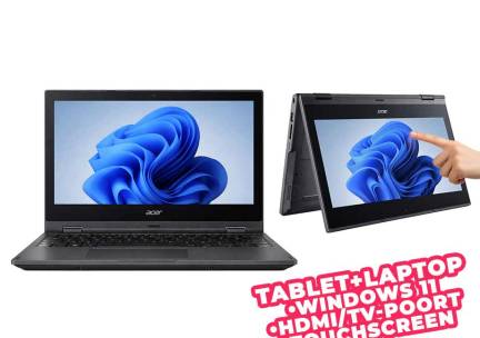 Acer TravelMate Spin B118-G2 Refurbished - Laptop En Tablet In 1 Met Window ...