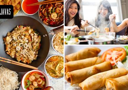 Indonesisch 2-gangen rijsttafeldiner bij D'Javas in hartje Den Haag