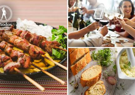 Shared dining-diner + drankjes (3 uur) bij Restaurant Rhodos