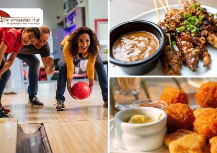 Kegelen (1,5 uur) + diner en bittergarnituur