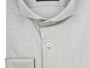 Suitable Overhemd Twill Lichtgroen