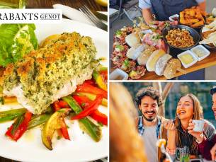 Lunchplank of 3-gangen keuzediner bij Restaurant ‘T Brabants Genot