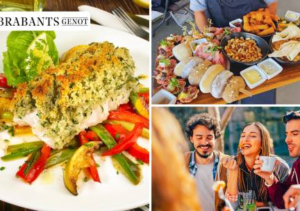 Lunchplank of 3-gangen keuzediner bij Restaurant ‘T Brabants Genot