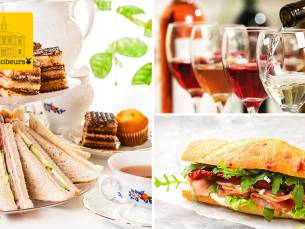 High tea, high beer of high wine (1,5 uur)