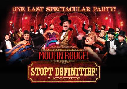 Entree voor Moulin Rouge! De Musical voor â¬49 p.p.