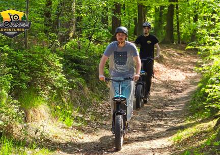 Tocht op een offroadstep in de Drielandenregio